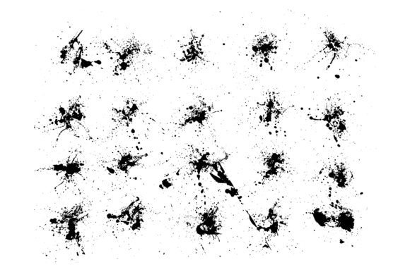Download Grunge Liquid Blots Background Set - Grunge Collection