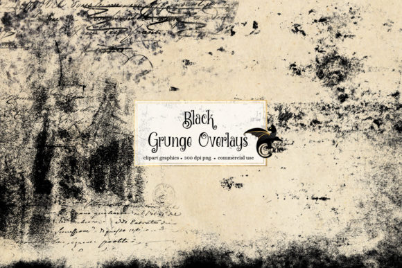 Download 40 Black Grunge Overlays - Premium Resources