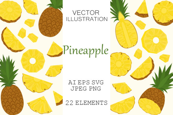 Download Pineapple Vector. Pineapple Fruits SVG - Vector Collection