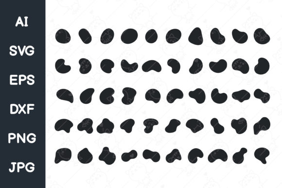 Download Vector Liquid Shadows Random Shapes. Svg - Vector Collection