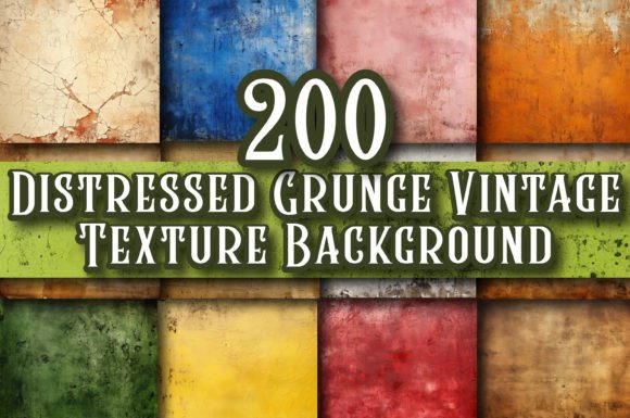 Download 200 Vintage Distressed Grunge Texture - Grunge Collection