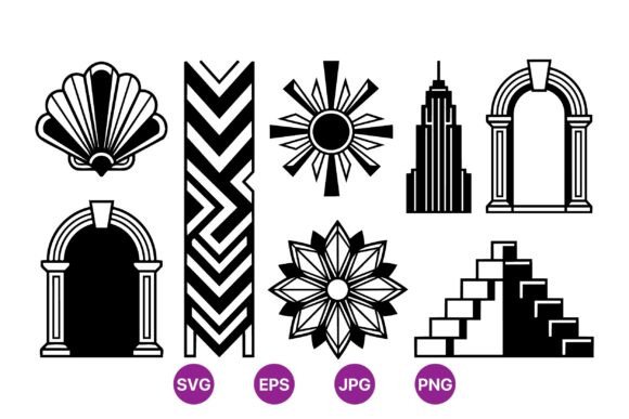 Download Art Deco Architecture Vector Pack - Vector Collection