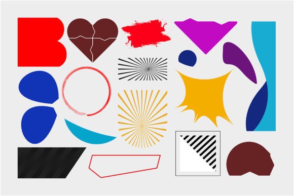 Download Abstract Organic Shapes, Vector Set - Vector Collection